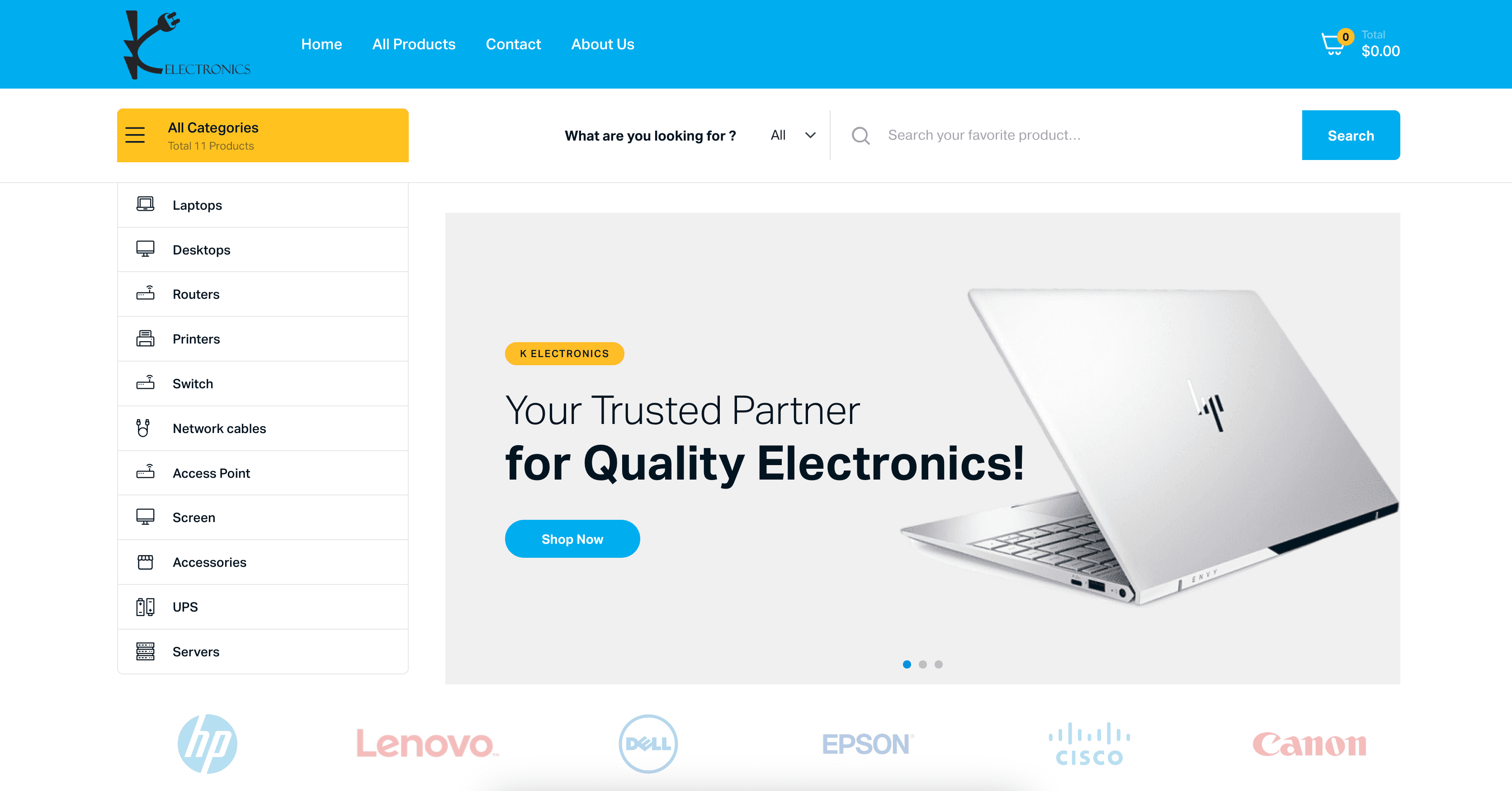 K-Electronics E-commerce