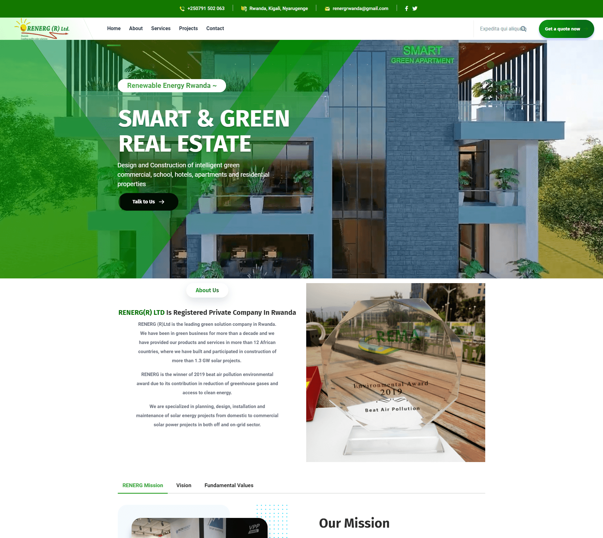 Renerg Rwanda Business